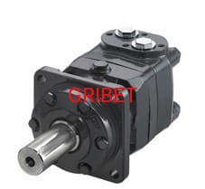 Silnik hydrauliczny OMT 400 Danfoss z kołnierzem standardowym z czterema otworami mocującymi i wałkiem cylindrycznym 40mm.