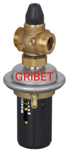 AVPB DN 15  Kvs: 2,5 m3/h (0,05-0,5 bar) - regulator różnicy ciśnień z ograniczeniem przepływu  Danfoss