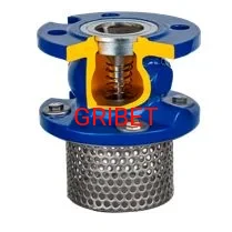  Kosz ssawny z grzybem zwrotnym FIG.935 DN250PN10 Zetkama