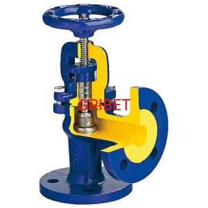 Zawór zaporowy kątowy Fig.216 zGLO DN65 PN16 wyk.01 Zetkama