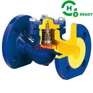  Zawór zwrotny grzybkowy zCHE Fig.287 DN250 PN16 wyk.31Zetkama 