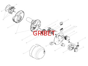 Poz.8 na rys. Przelotki G6 do przewodu jonizacyjnego do palnika RG1 GIERSCH 