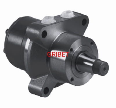 Silnik hydrauliczny OMEW 100 Danfoss z kołnierzem z czterema otworami mocującymi i wałkiem stożkowym 35mm lub 11/4"